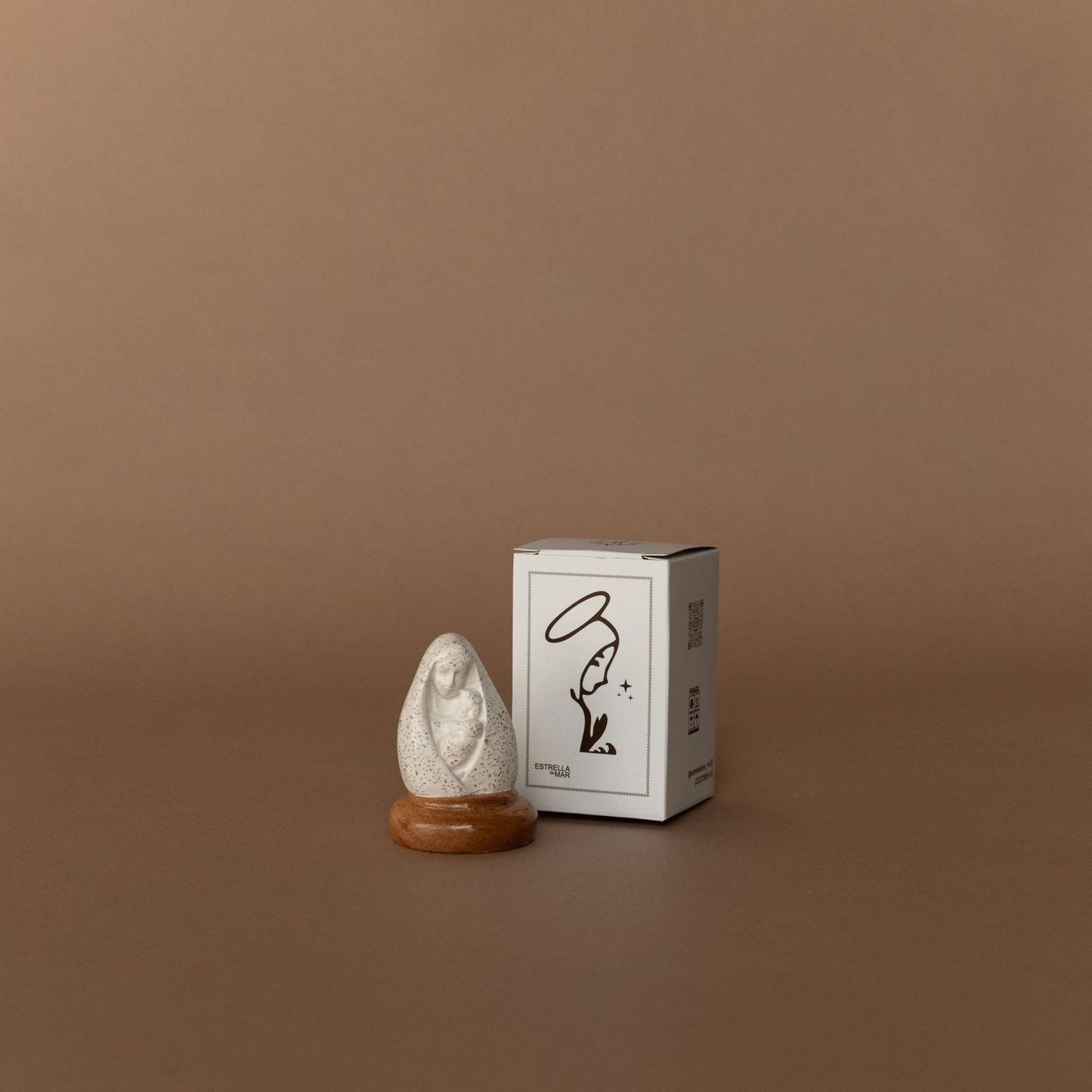 Virgin Mamita Maria Stone 2.75 in (7 cm)